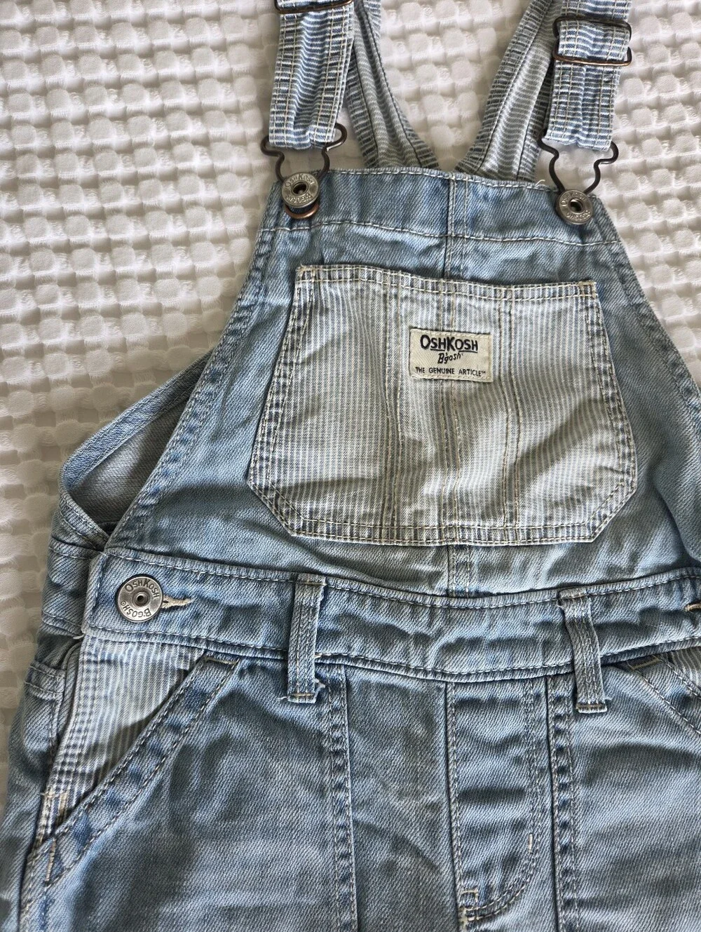 Oshkosh Short Overalls With Hickory Stripe Scents